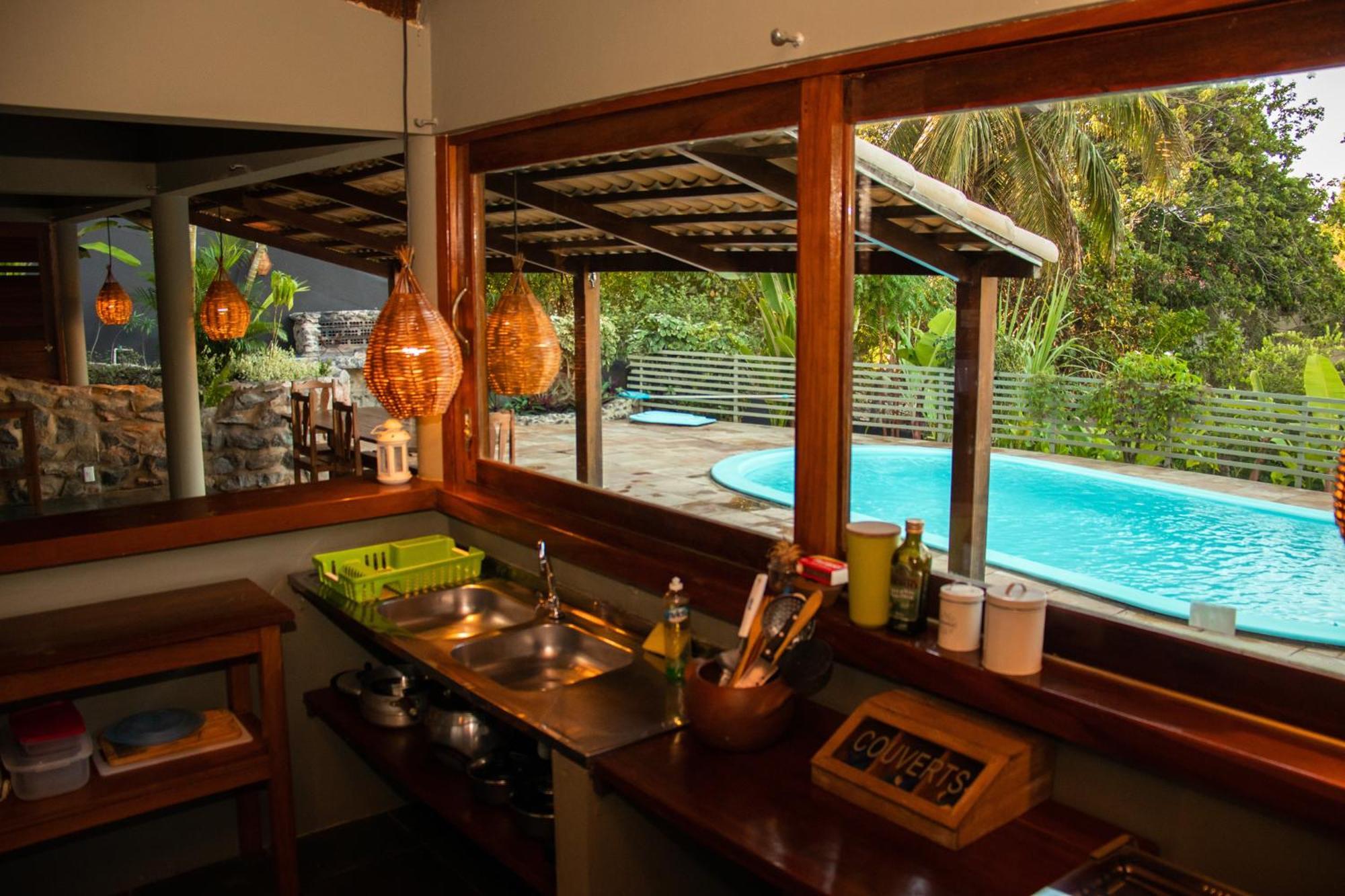 Hostel La Isla Praia de Pipa Luaran gambar